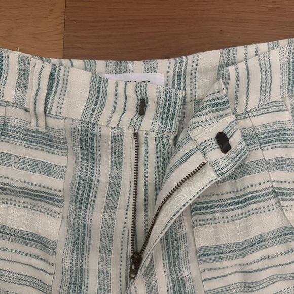 O’Neill Embroidered Emerald Green Stripes Casual Garcia Shorts NWT - Picture 8 of 15